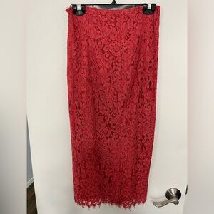 Zara midi lace skirt